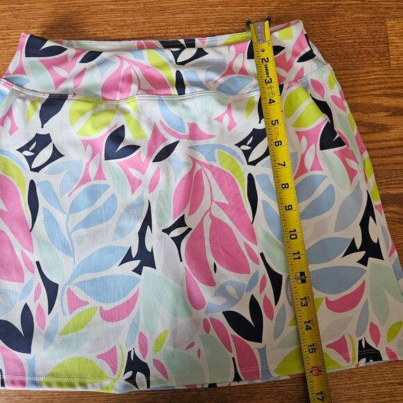 Tommy Bahama Women's Color Leaves Golf Skort UPF 50 Pockets Size S - Picture 5 of 7